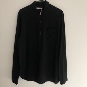 Our legacy shawl shirt - black - 46